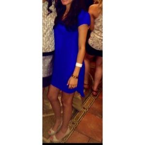 Mini blue dress!!👗